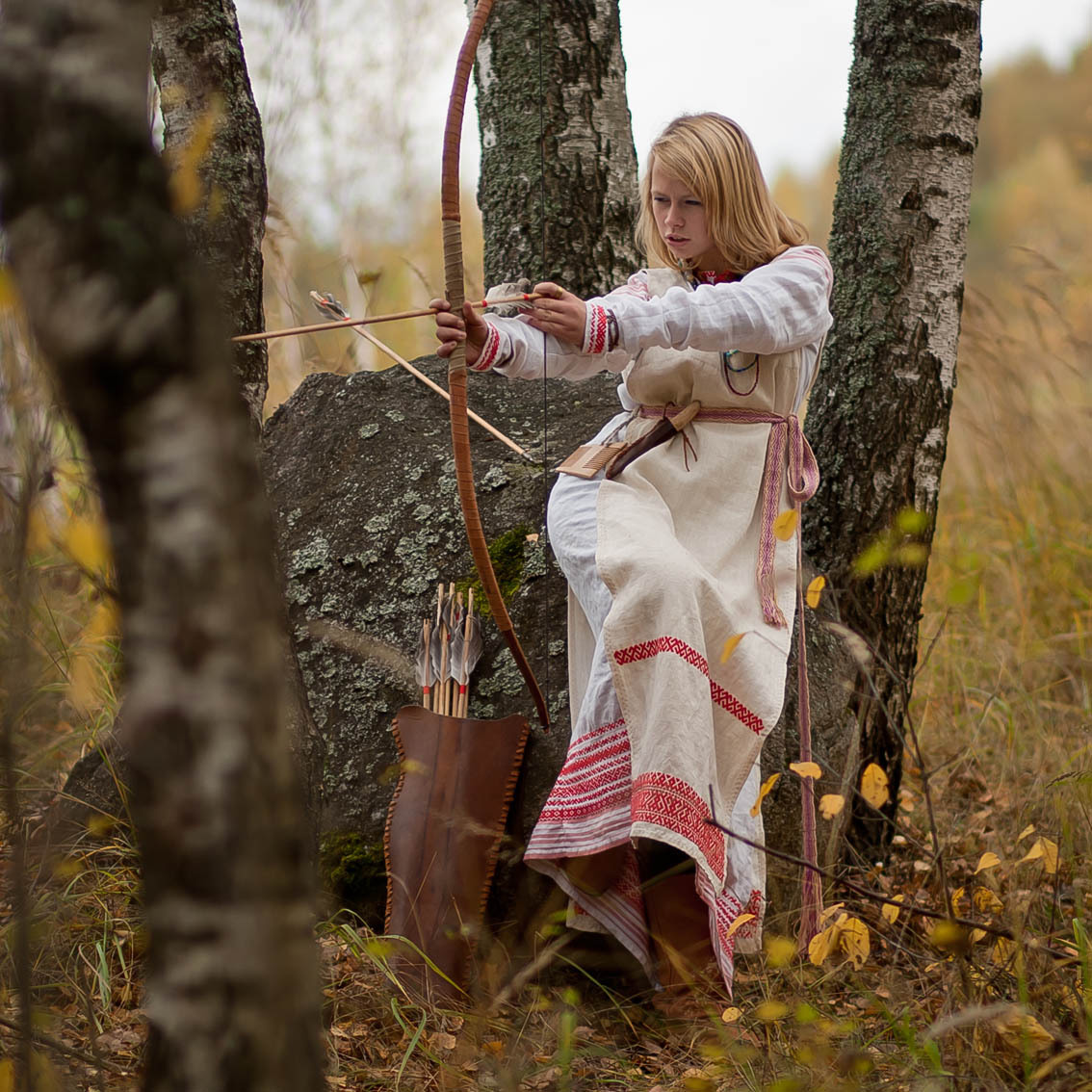 Sexy photo Girls in Slavic costumes in Douala